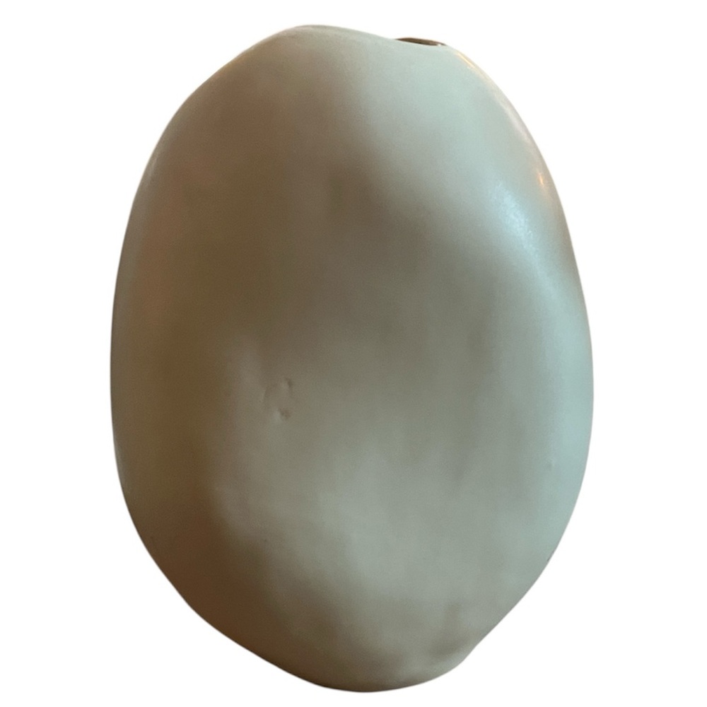Ceramic Matte Sage Asymmetrical Vase